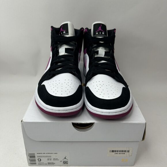 Nike Shoes Air Jordan 1 Retro Mid WMNS “Cactus Flower” 2023 - Picture 2 of 5